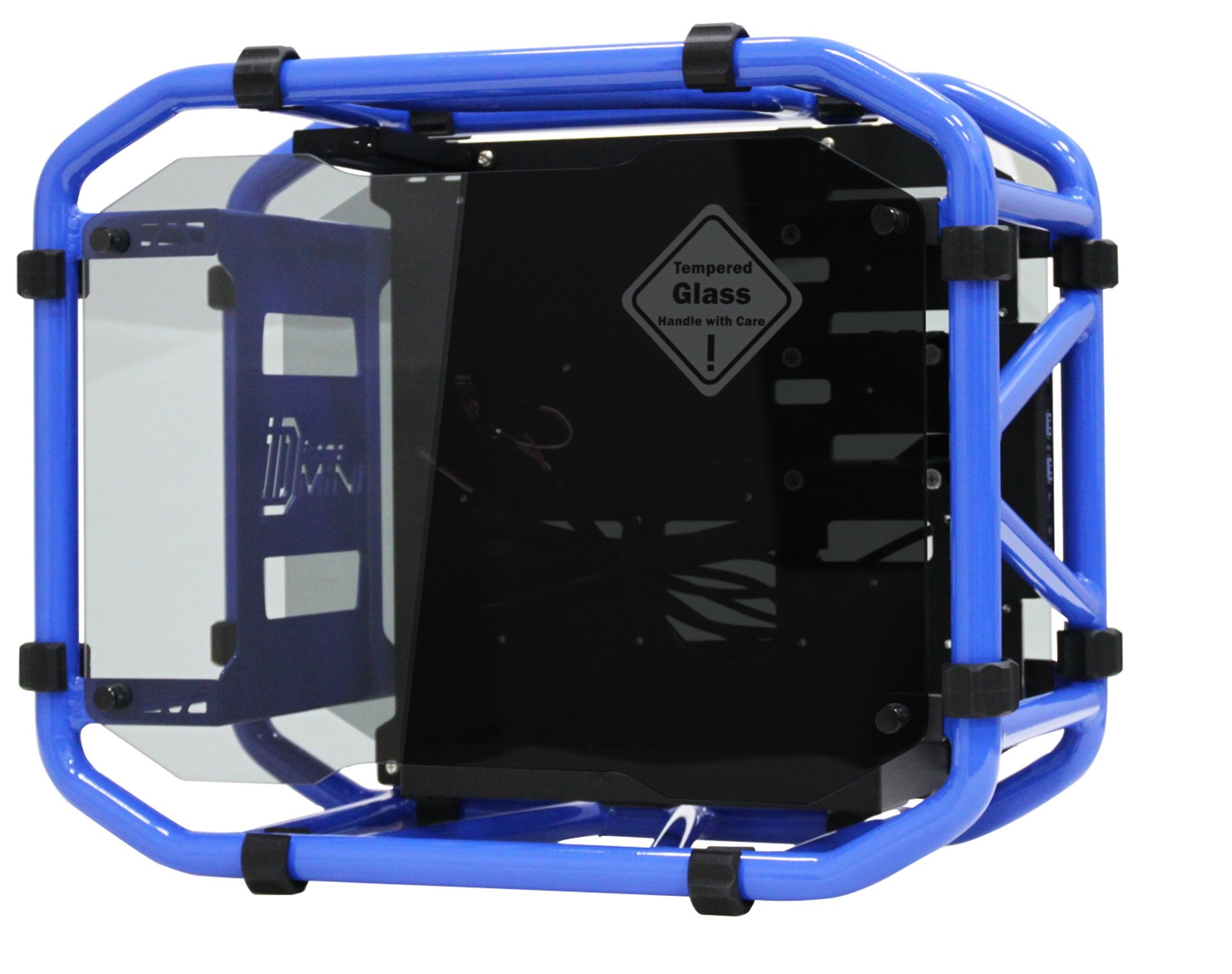 In Win Motorcycle Steel Tube Mini- ITX Computer Case D Frame Mini Blue