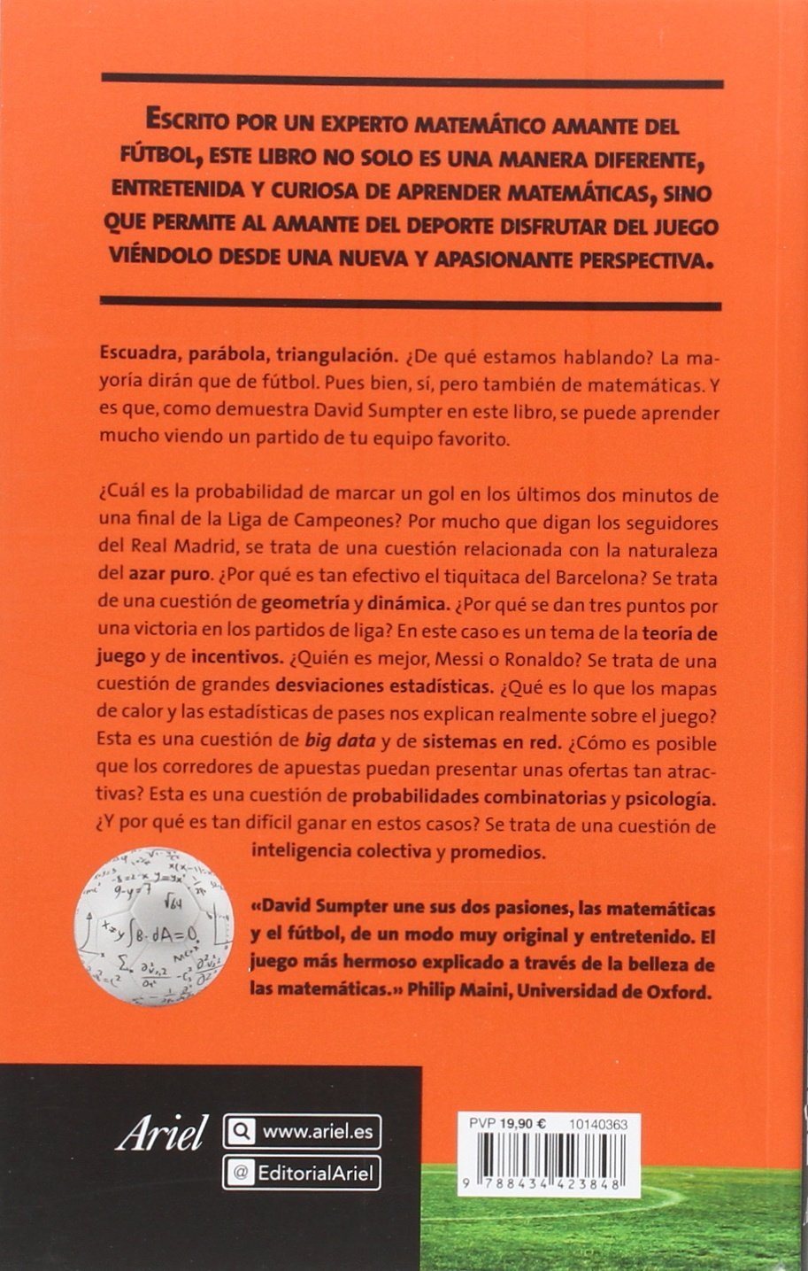 Fútbol y Matemáticas: Aventuras matemáticas del deporte rey
