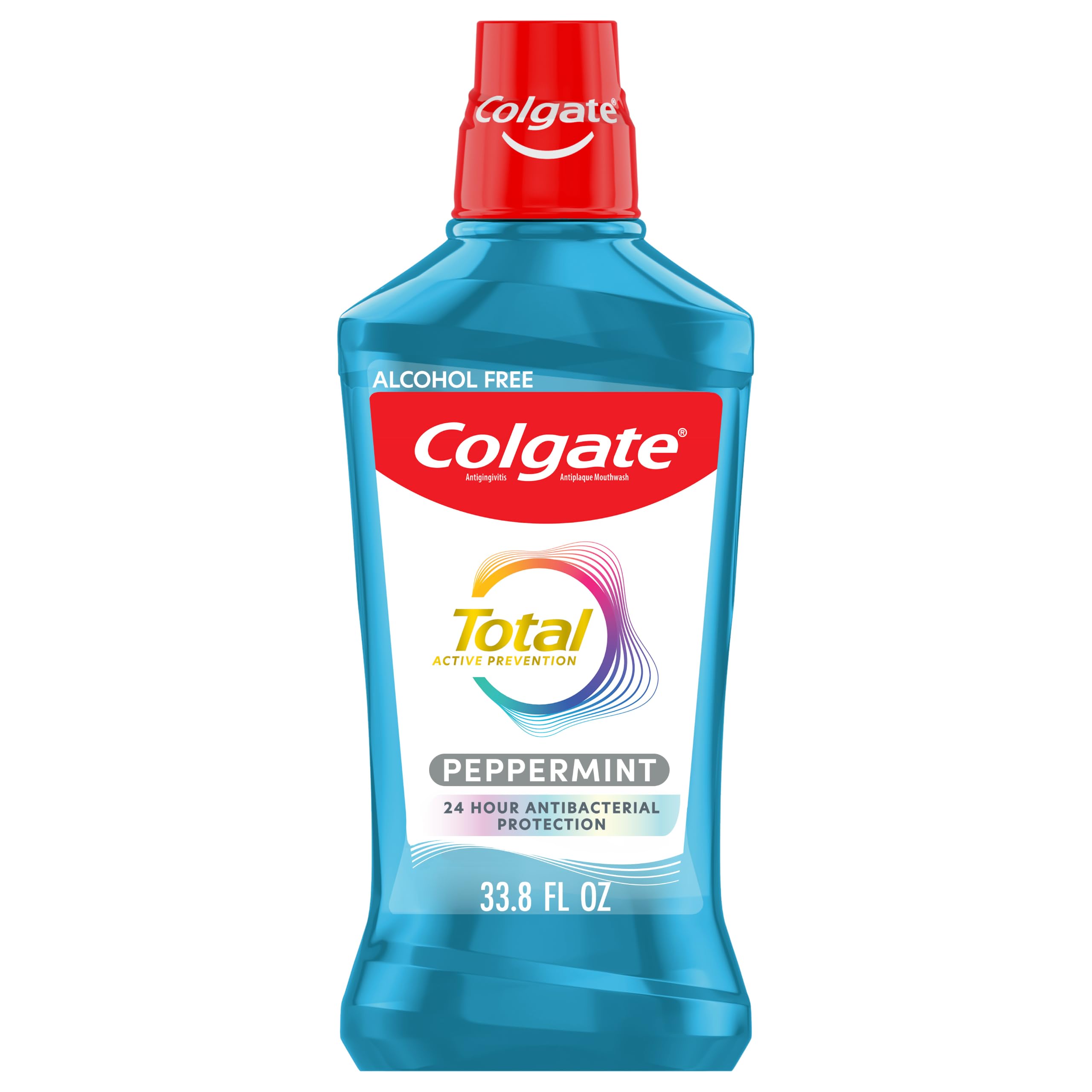 Colgate Total Advanced Pro-Shield Mouthwash, Peppermint Blast - 33.8 oz-image-2