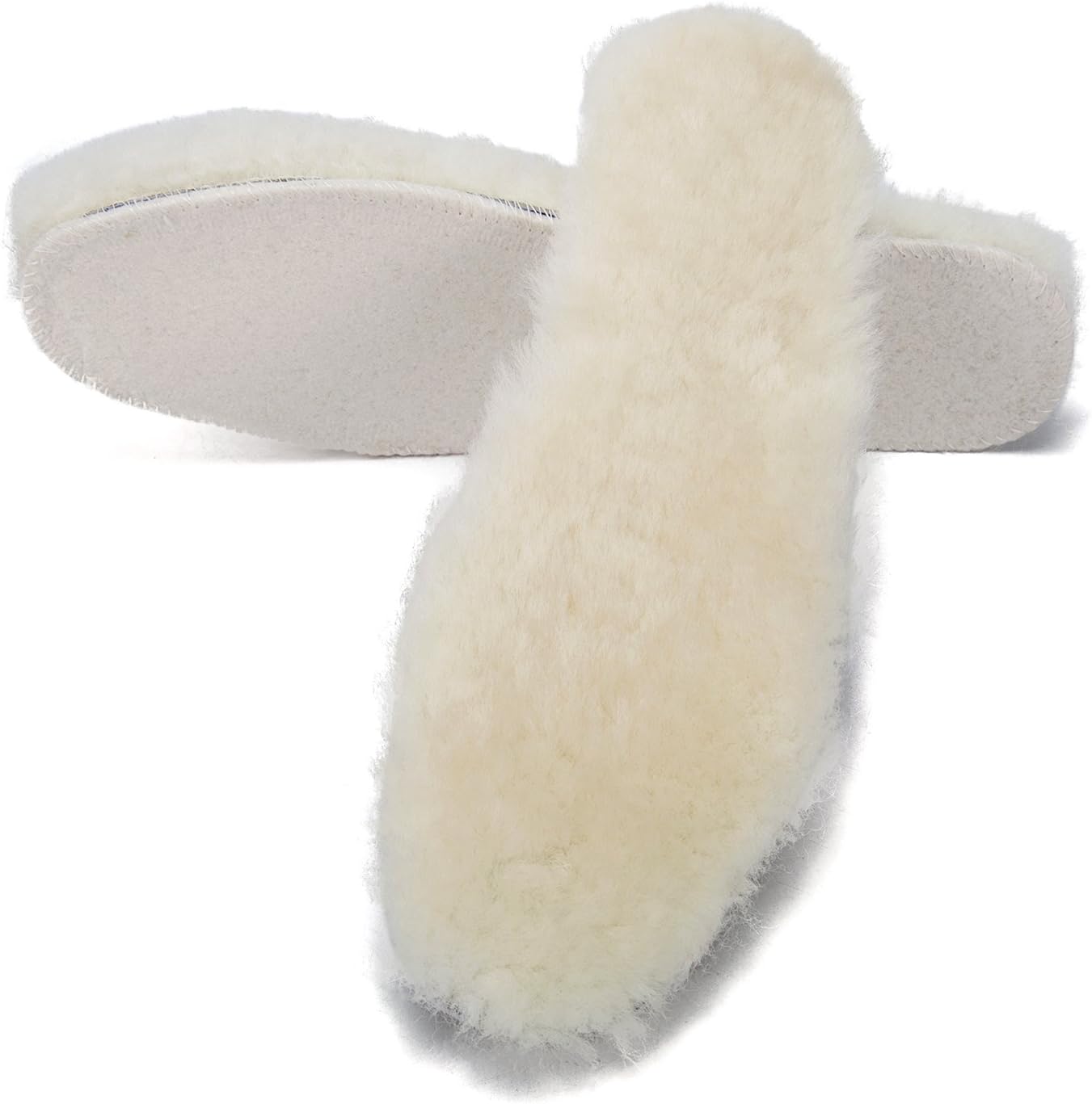Sheepskin Replacement Insoles-Unisex Cozy Warm Thick Fleece Wool Insoles
