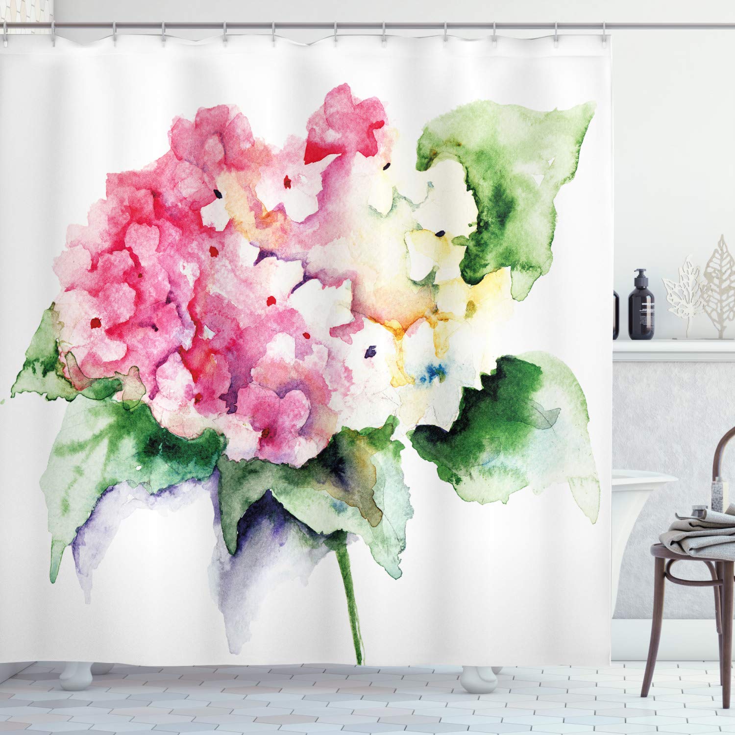 Hydrangea Shower Curtains Curtains & Drapes