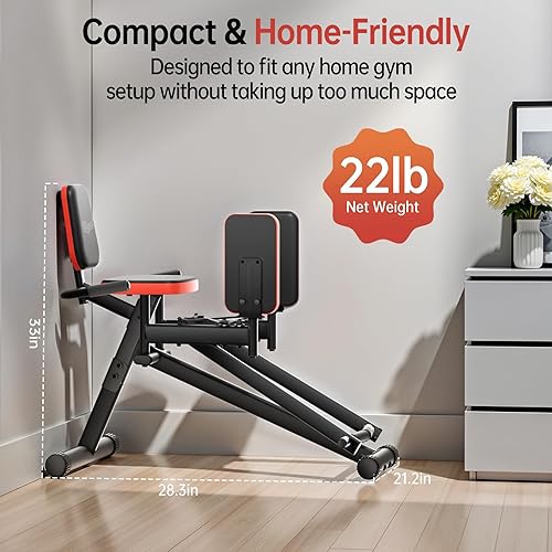 Miniatura 8 de Rigel Entrenador de fuerza de agarre, banco de pesas olímpico de entrenamiento de fuerza, resistencia ajustable de 22 a 132 libras (22.0-132.3 lbs),