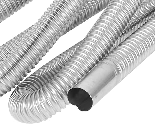 Miniatura 4 de Silenciador de silenciador de tubo de escape de acero inoxidable de 70.9 in con filtro de entrada de aire de 0.984 in y tubo de entrada de aire