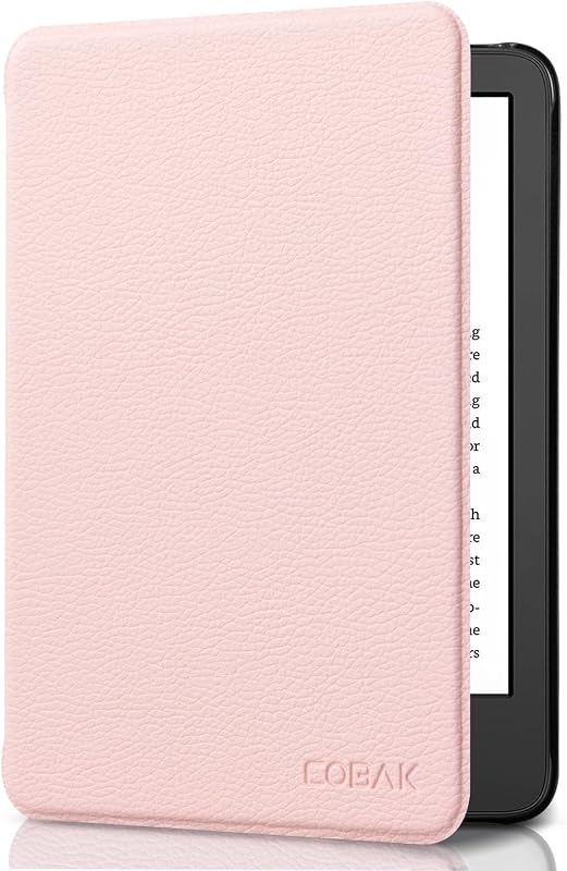CoBak Case for 6" Kindle Basic 11th Gen 2024/2022, Pink | Auto Sleep and Wake, Lightweight , Slim, Premium Protective Case for Amazon Kindle Basic 11th Gen 6 Inch