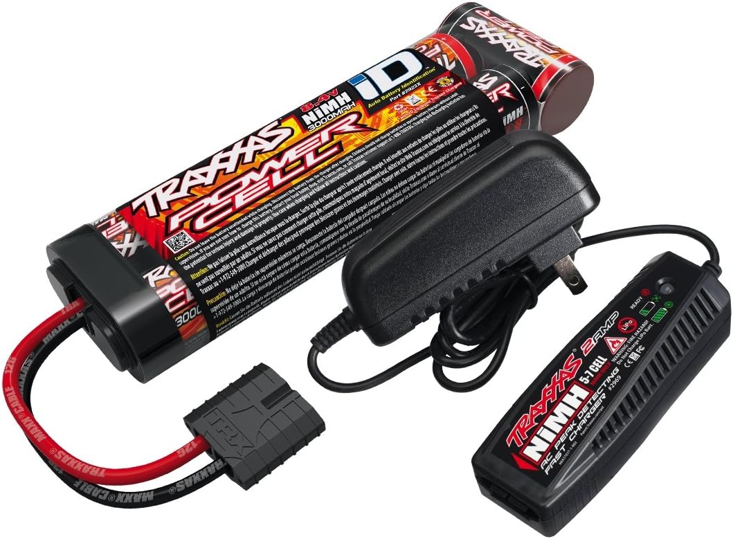 Battery/Charger Completer Flat Pack with 2-amp Fast Charger and 8.4V NiMH Battery