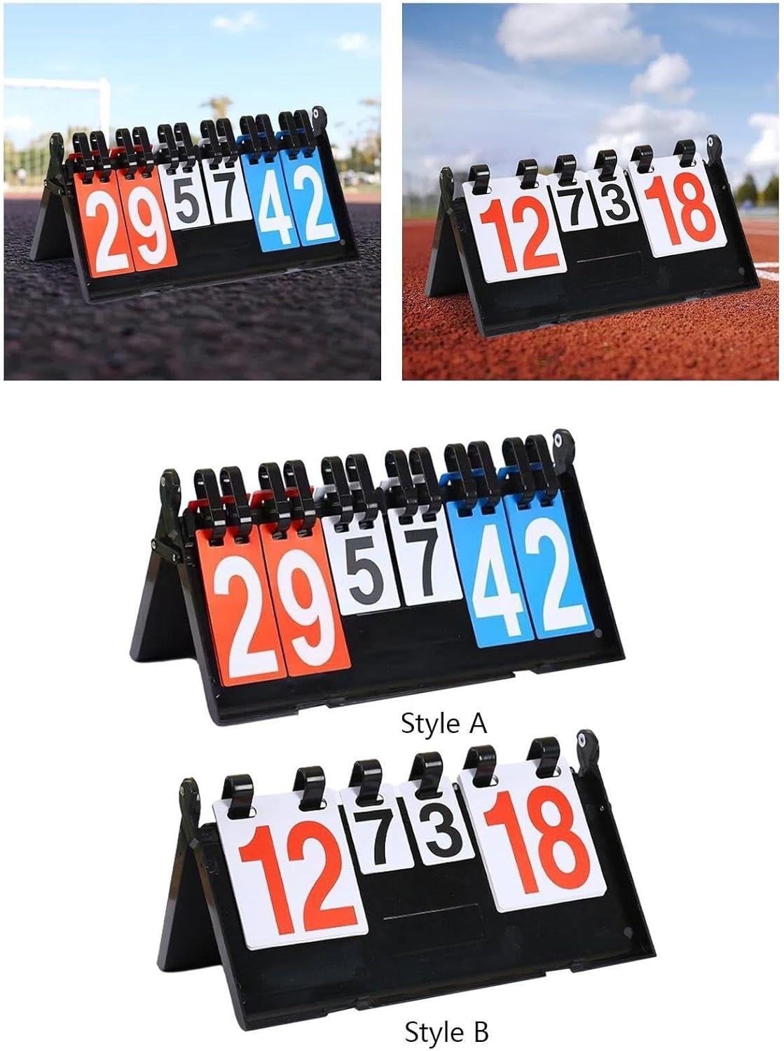 1pcs Foldable Numbers Scoreboard Flip