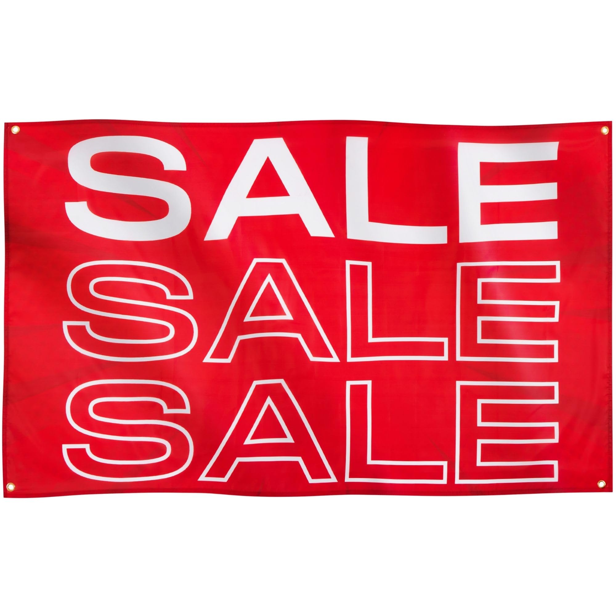 Runesol Sale Flag, 91x152cm, 3ft x 5ft, 4 Grommets, Eyelet In Every Corner, Signage Flag, Advertisement Banner, Premium Flags, Inside, Outside, Vivid Colours
