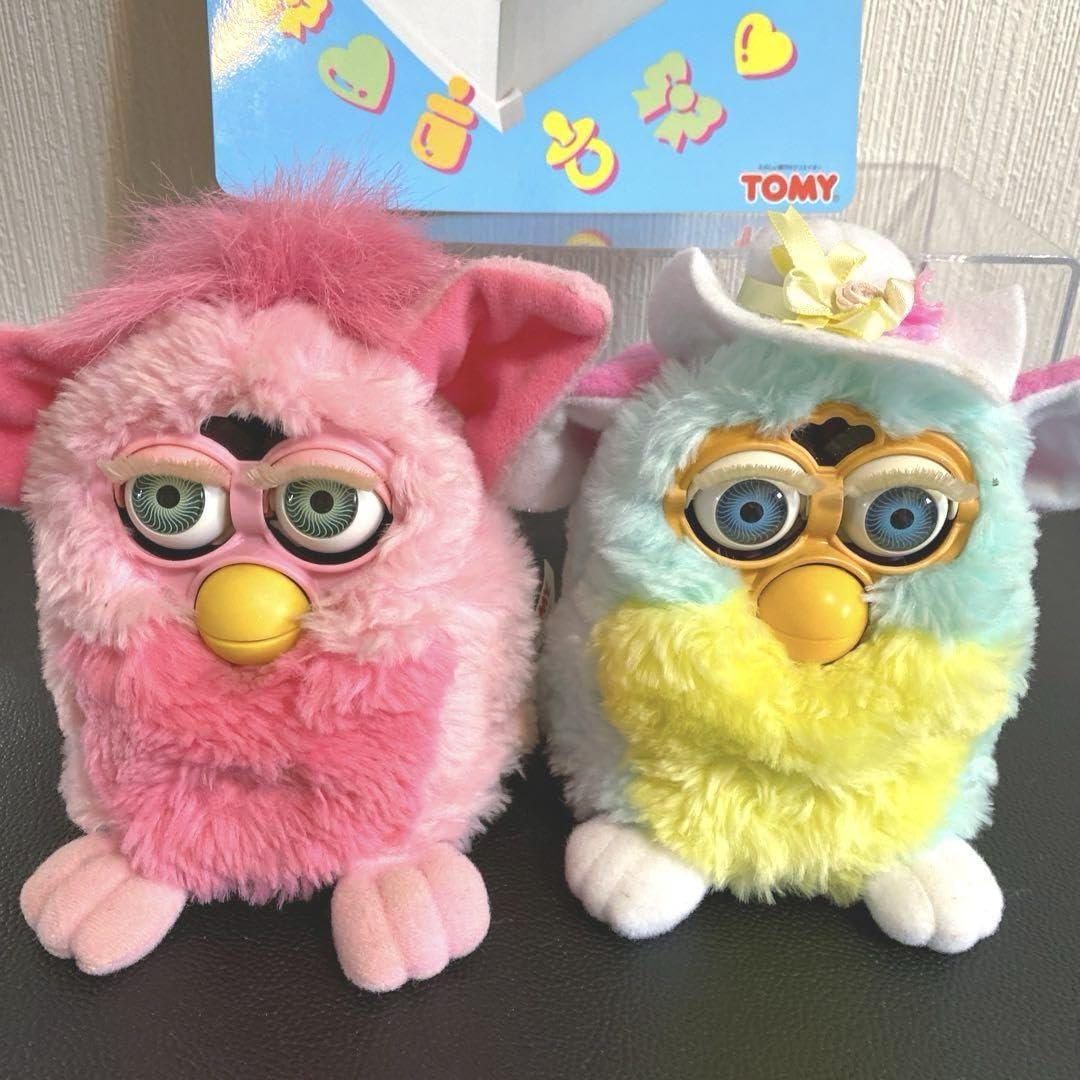【動く】【話す】ファービー　ベイビー　ぬいぐるみ　平成レトロ　ホワイト　レア 動く】【話す】ファービー ベイビー ぬいぐるみ 平成レトロ