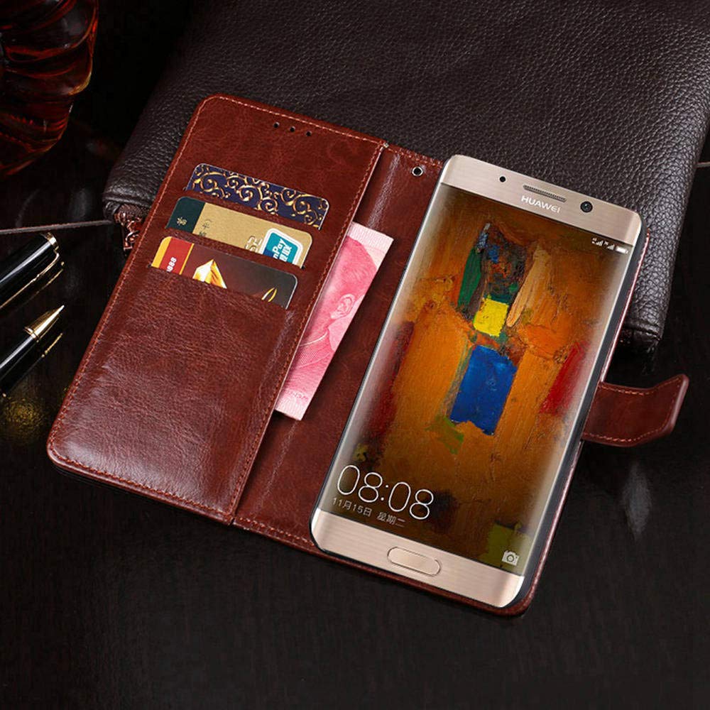Etui à Rabat en PU Cuir pour Huawei Mate 40 - HONGWE - Effet Miroir