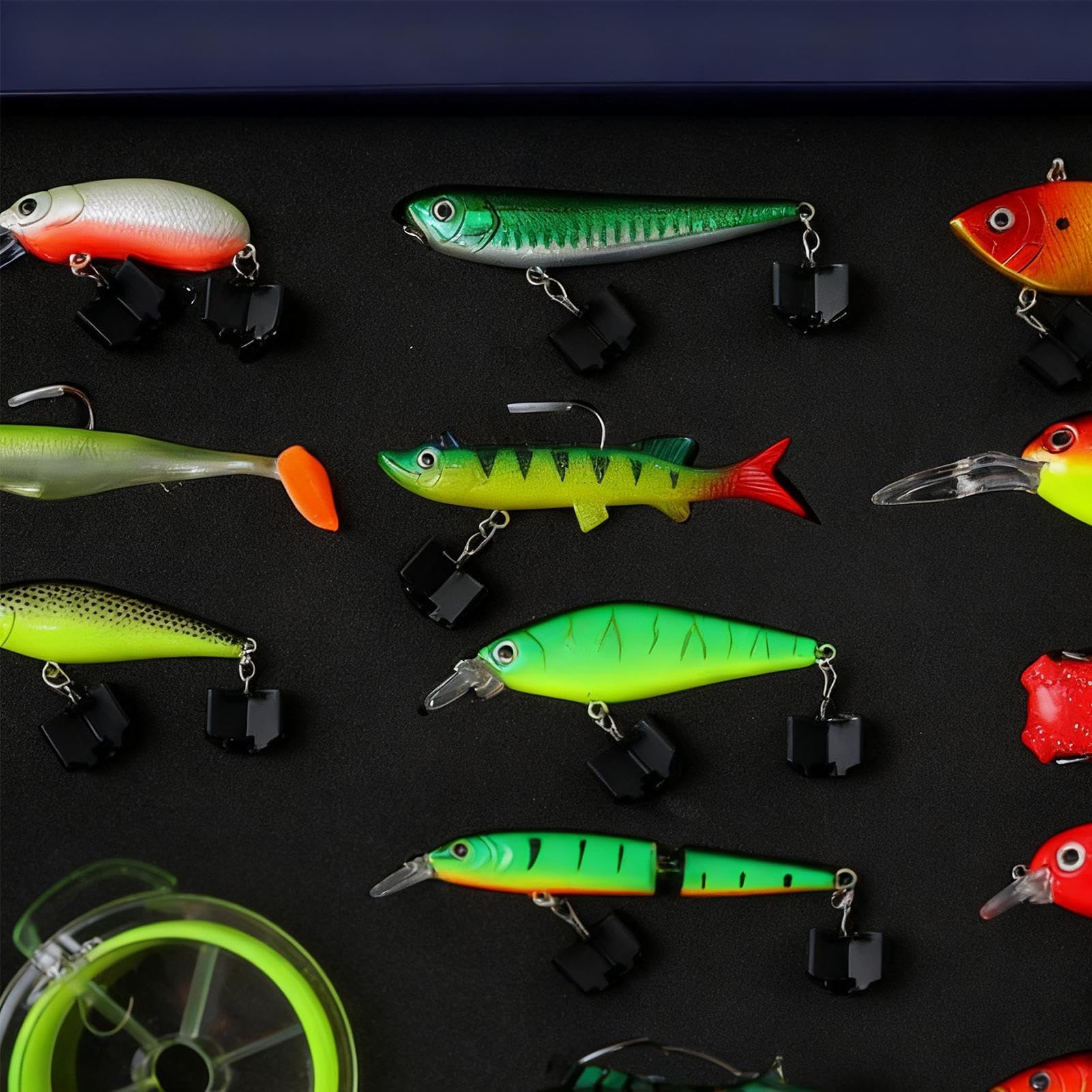 Kit d'Appâts de Pêche Set de Leurres et Accessoires