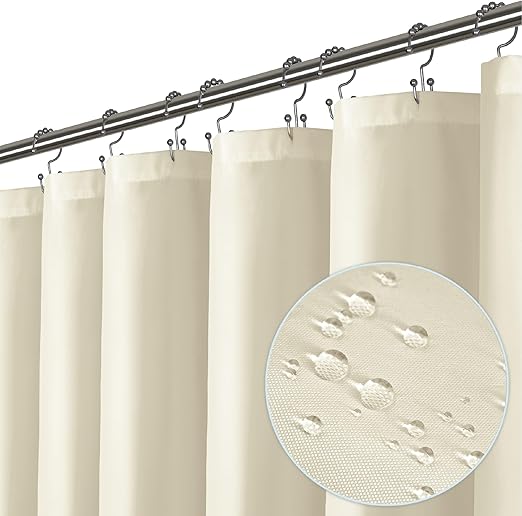 LiBa Fabric Shower Curtain, Heavy Duty Shower Curtains