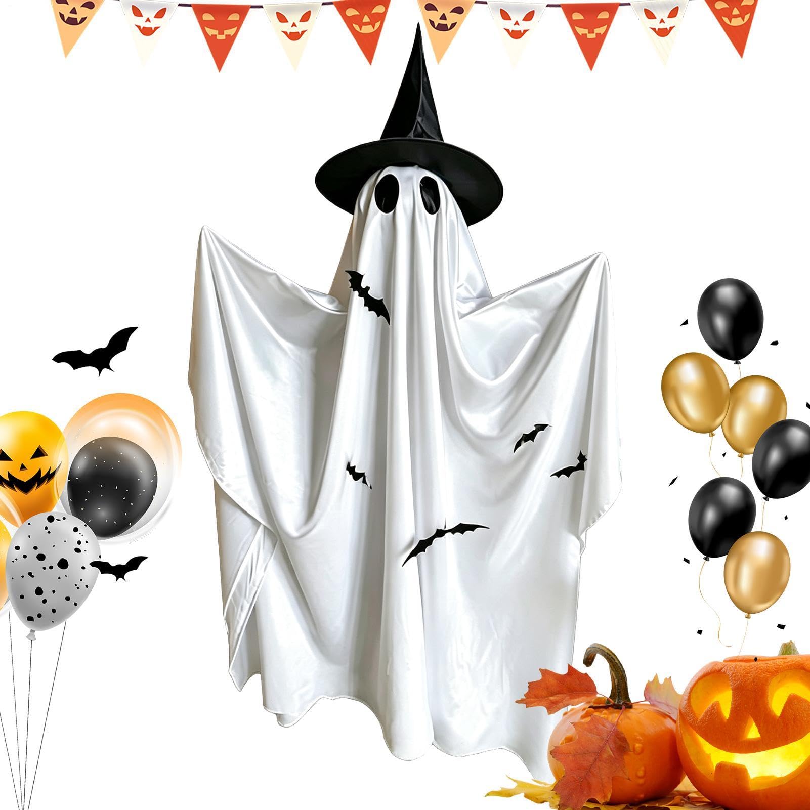 Decoración para Halloween de fantasma interior y patio con altura de 1,5 metros
