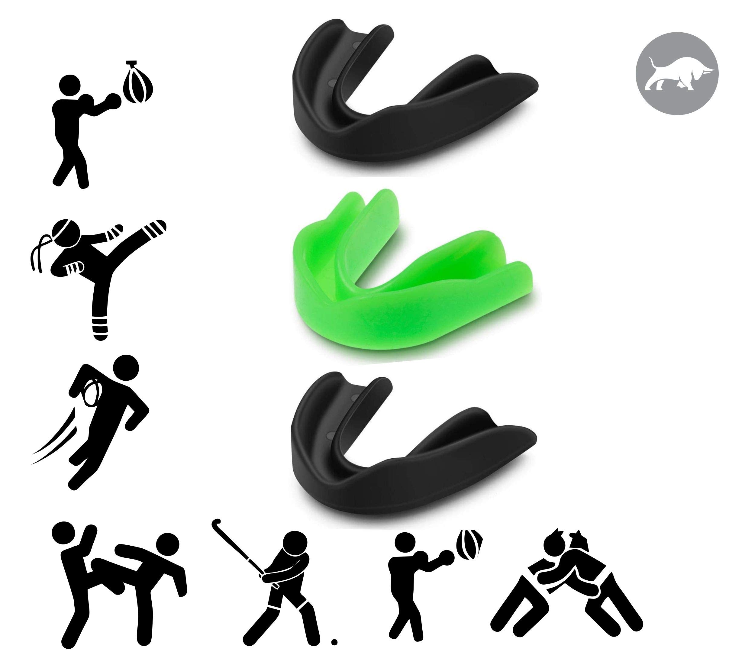 DRANGE 3 - Pack Mouth Guard/Gum Shield - for boxing, MMA, rugby, muay thai, hockey, judo, karate martial arts and all contact sports (B08HX3F89S) Amazon Price History, Amazon Price Tracker