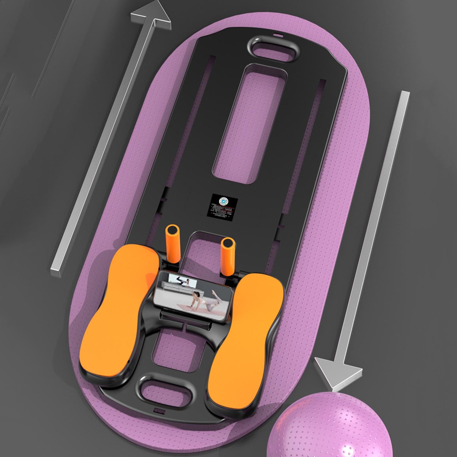 Tabla De Pilates Mejorada 2025 - Reformador De Pilates Plegable | Tabla Deslizante De Pilates con Rodillo Abs De Rebote Automático para El Hogar Y Da Forma A Todo El Cuerpo