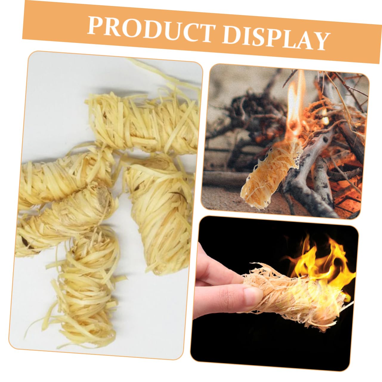 Toddmomy 150piezas De Madera Natural para Barbacoas Fogatas y Camping Encendido y Ecológico