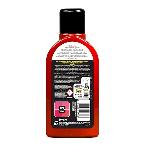 Miniatura 2 de T-Cut - Removedor de arañazos, Color negros, de secado rápido, cera para auto 500ml