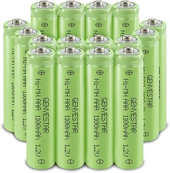 AAA Rechargeable Batteries 1100mAh High Capacity Performance 1.2V, Per Charged Ni-MH Triple A Batteries Low Self Discharge AAA Rechargeable Battery