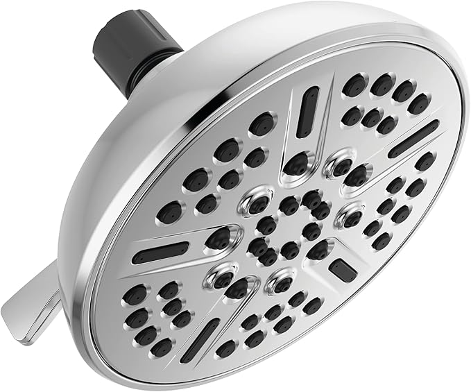 Delta Faucet 8Spray TouchClean Chrome Shower Head, Delta Shower Heads, Showerhead, Shower Head