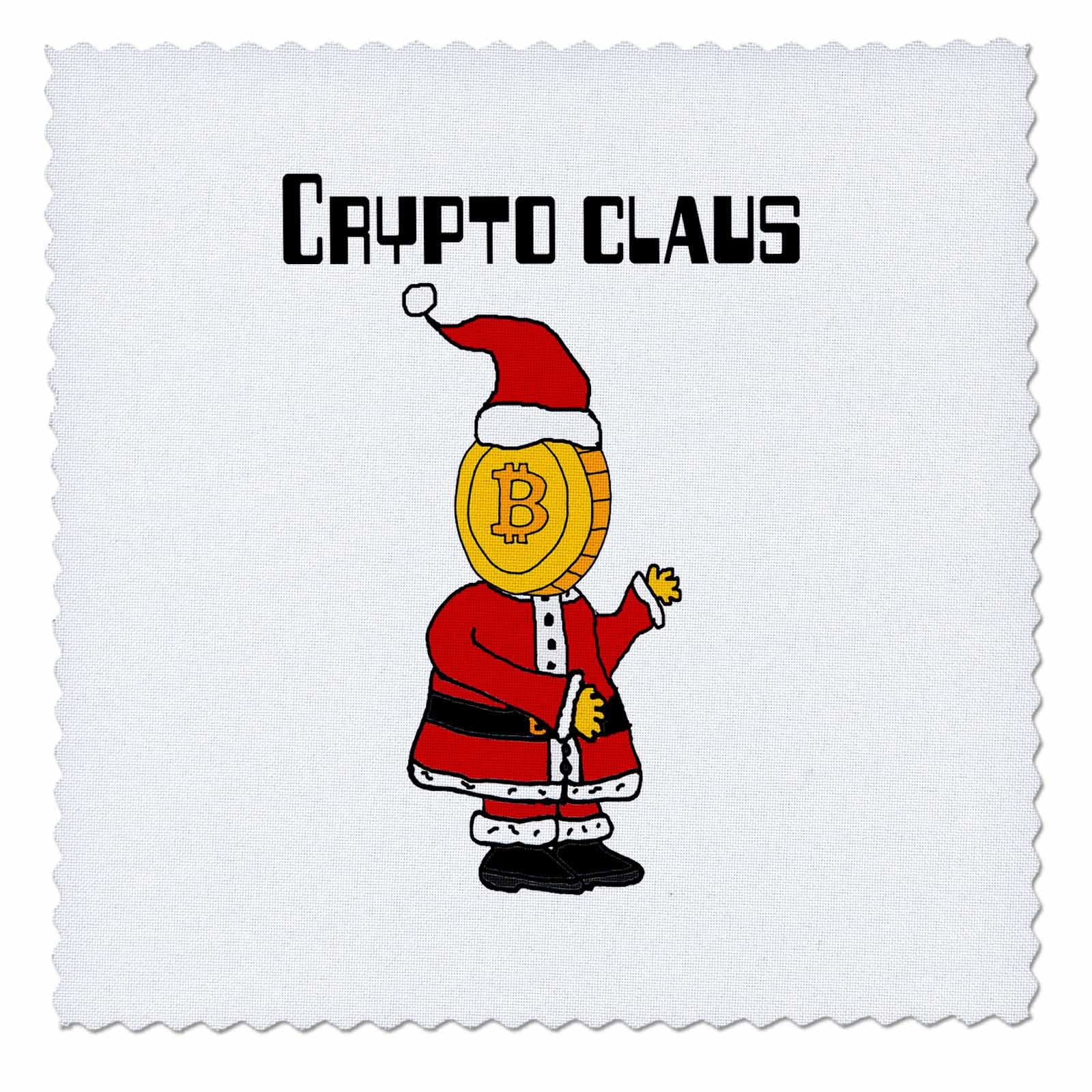 Amazon.com: 8x8 inch Quilt Square - Cute Funny Bitcoin Santa Crypto  Christmas Cryptocurrency Christmas : Home & Kitchen