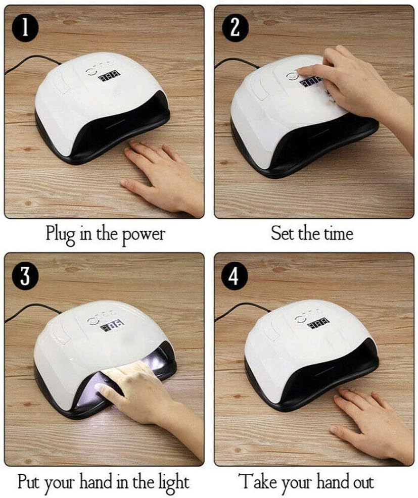 Nail lamp，Gel Lamp, Dryer Light Curing with Timer Setting Auto Sensor, Gel for Fast Drying Fingernails and Toenails