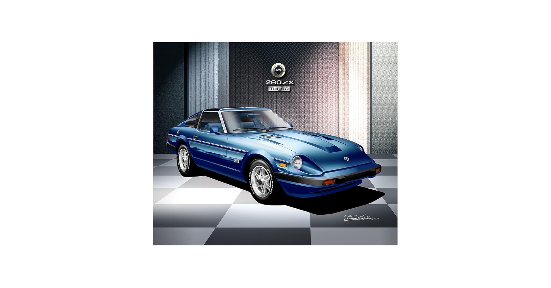 Amazon.com: 1982-1983 Datsun 280 ZX Turbo | Fine Art Prints