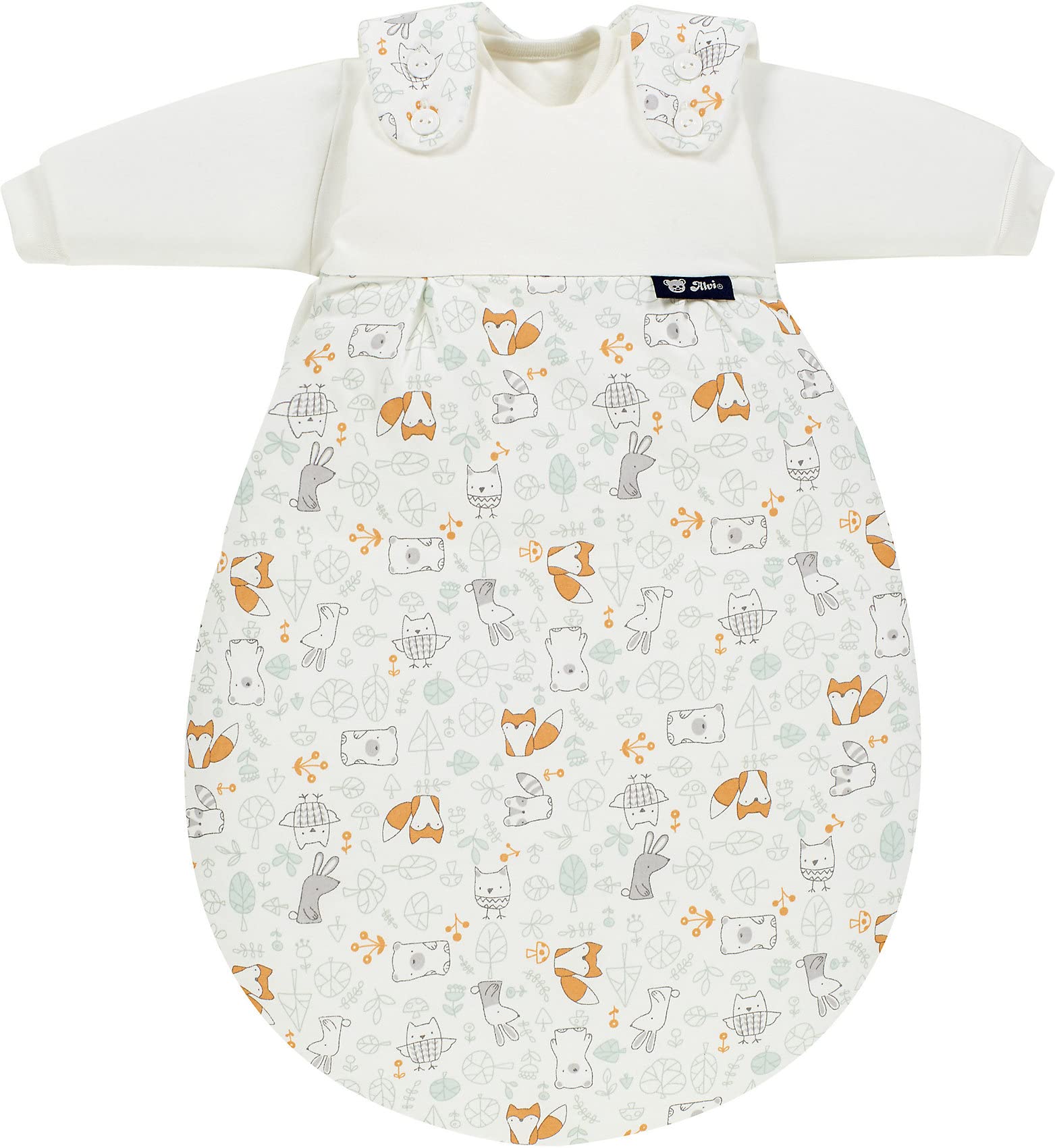 Alvi Baby-Mäxchen 3tlg. Origami 80/86 | Baby Schlafsack Set mit 2.5 TOG, Sommer- und Winterschlafsack sowie mitwachsendem Schlafsystem aus Baumwolle