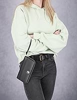 Vista 4 de Timberland Cartera de cuero RFID con cremallera alrededor de la cartera con correa para la muñeca