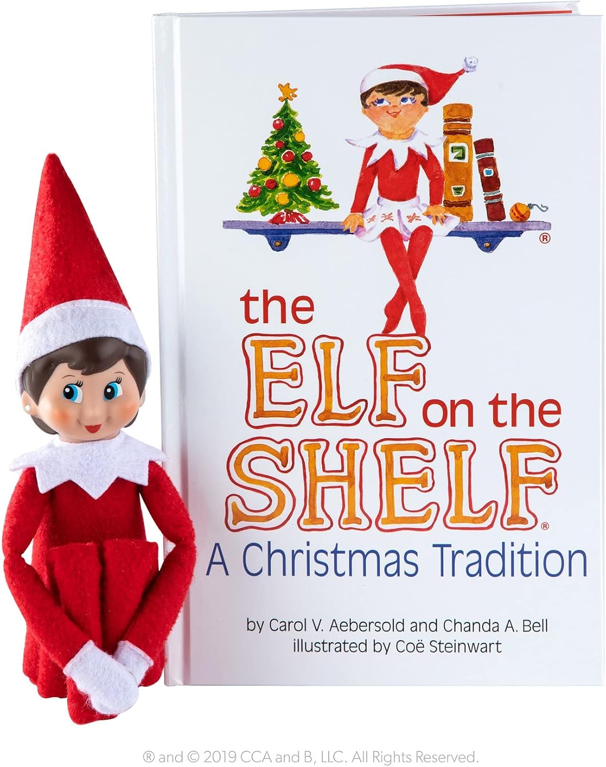 The Elf on the Shelf Girl Light, Red and White