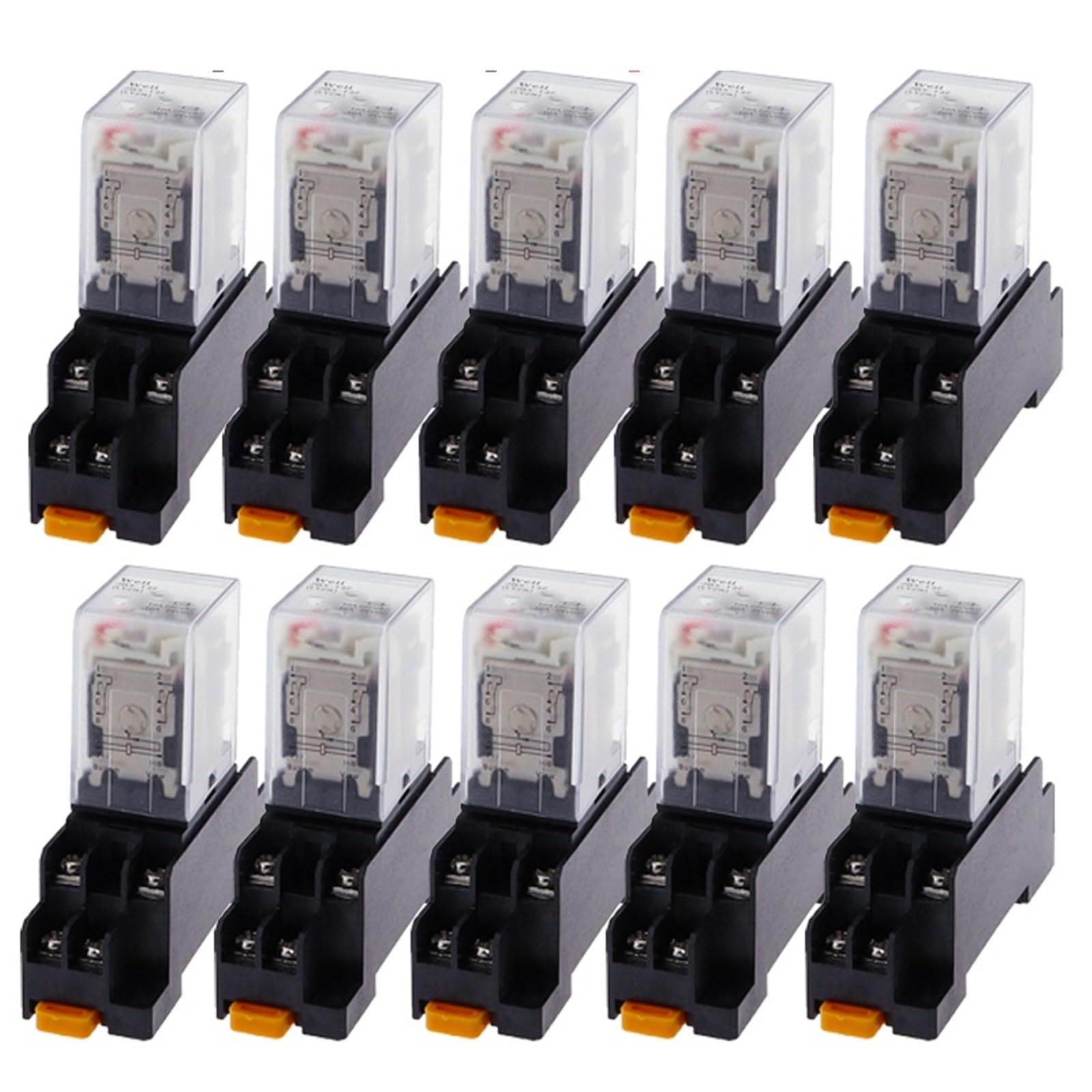 Relais LY2NJ 12V DC commande 8 broches pour depanner circuit automatisme