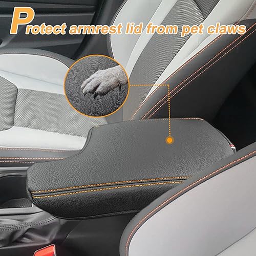 Miniatura 6 de PIMCAR Compatible con Subaru Crosstrek 2018-2023 y Subaru Impreza 2017-2023 Funda de reposabrazos de consola central, accesorios personalizados de