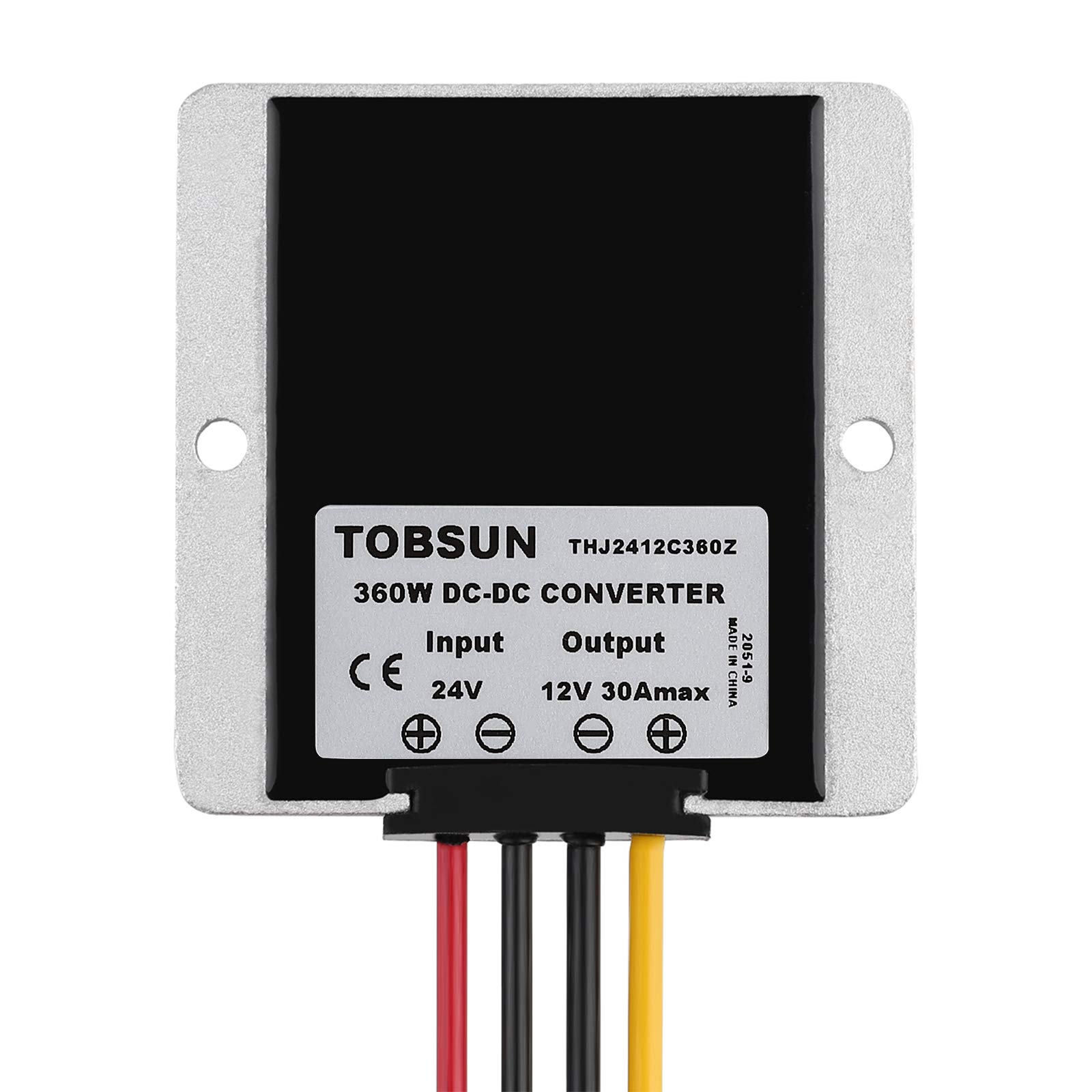 Convertitore DC DC 24V A 12V 20A 240W - Regolatore Di Tensione Buck Impermeabile IP68 Per Carrelli Da Golf, Auto, Camper E LED