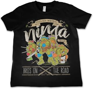 Officially Licensed TMNT - Bros On The Road Kids T-Shirt Ages 3-12 Years