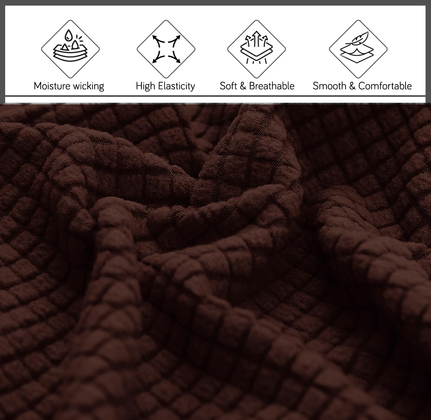 HOKIPO Jacquard Bed Headboard Cover - Protect & Style -6 HOKIPO Jacquard Bed Headboard Cover - Protect & Style -6