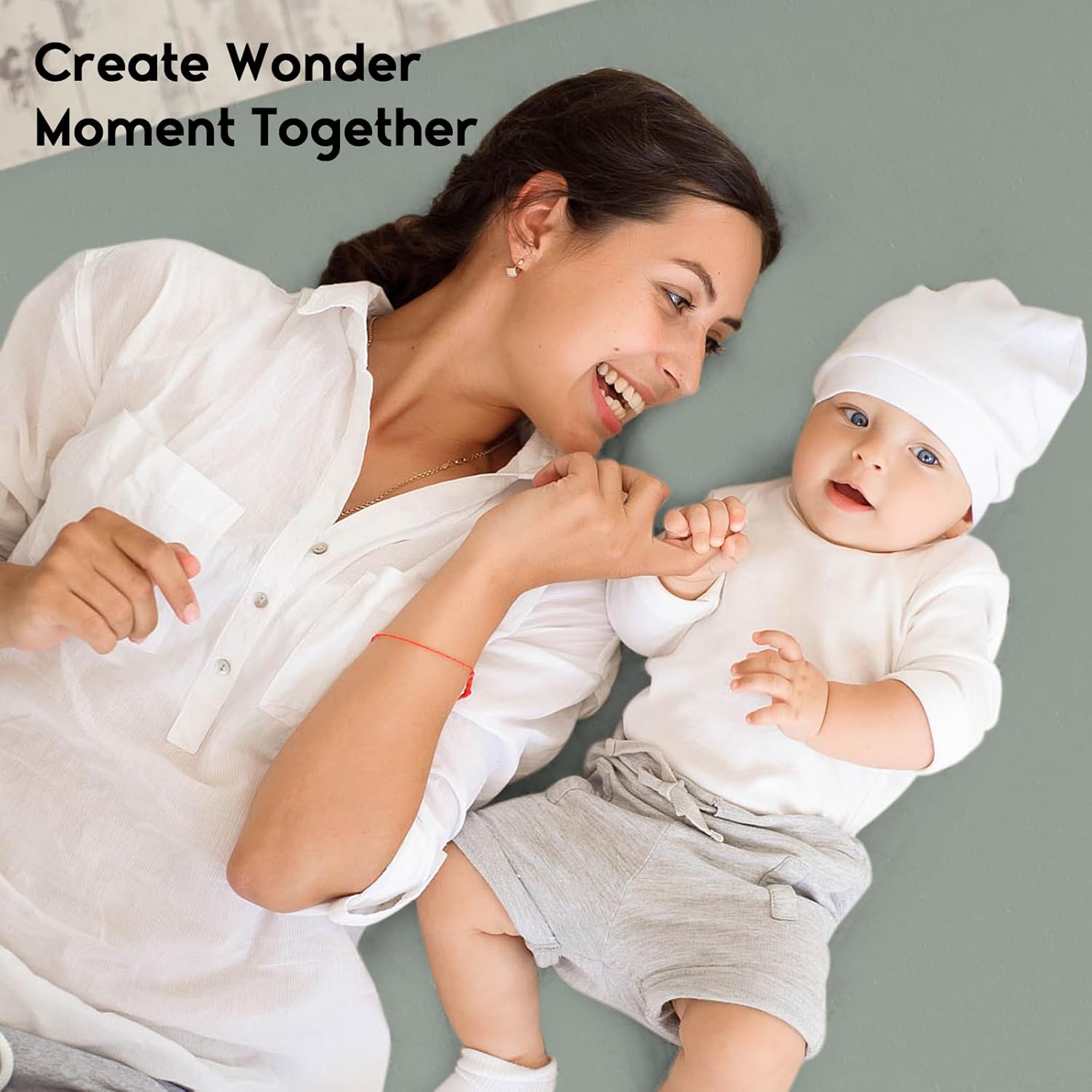 Yoofoss Pack and Play Sheets Fitted, Mini Crib Sheets 2-Pack for Pack N Play Mattress, Stretchy Playard Sheet, Soft and Breathable Green + Leaf - Image 7