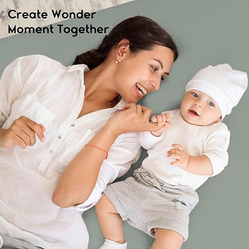 Miniatura 110 de Yoofoss Sábanas para cuna de bebé para niños y niñas, paquete de 2 sábanas bajeras para cuna estándar y colchón de niño pequeño, sábana de Panda