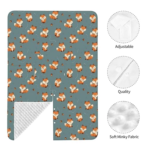 Vista 18 de KiuLoam Toldo de asiento de automóvil de animales del bosque, funda de lactancia para mamá lactancia, funda de asiento de automóvil para bebé/fundas