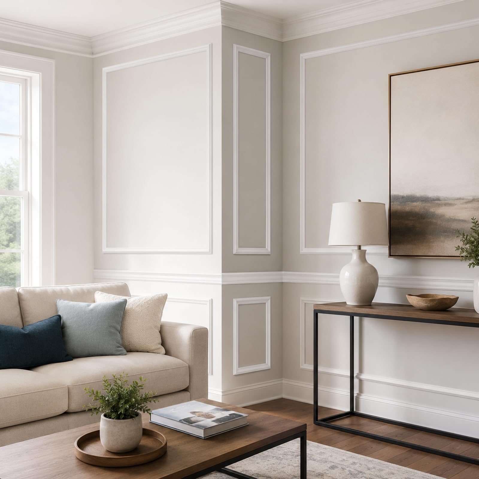 Elastyczne Listwy Ozdobna Samoprzylepne Z PVC Do Ściany, Kuchni, Sufitu – Łatwe Przycinanie - Listwy Ozdobne, Idealne Do Renowacji I Majsterkowania W 2.2cm, L 6m