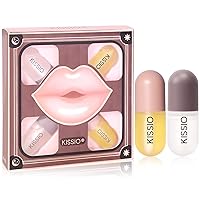Vista 50 de KISSIO Plumper de labios, brillo de labios de color, potenciador de labios, extractos de plantas, suero labial que rellena los labios, brillo labial