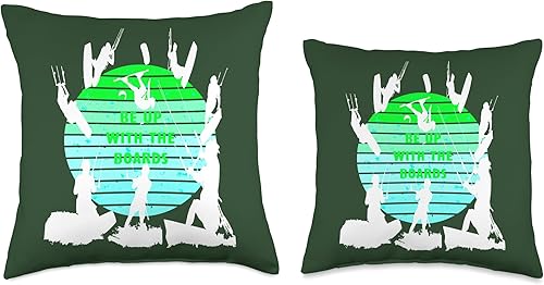 Miniatura 3 de Kitesurf Gifts and Surf Lover Tees by taiche Kitesurfers Be Up with The Boards Retro Style 11 - Almohada de 18 x 18 pulgadas, multicolor