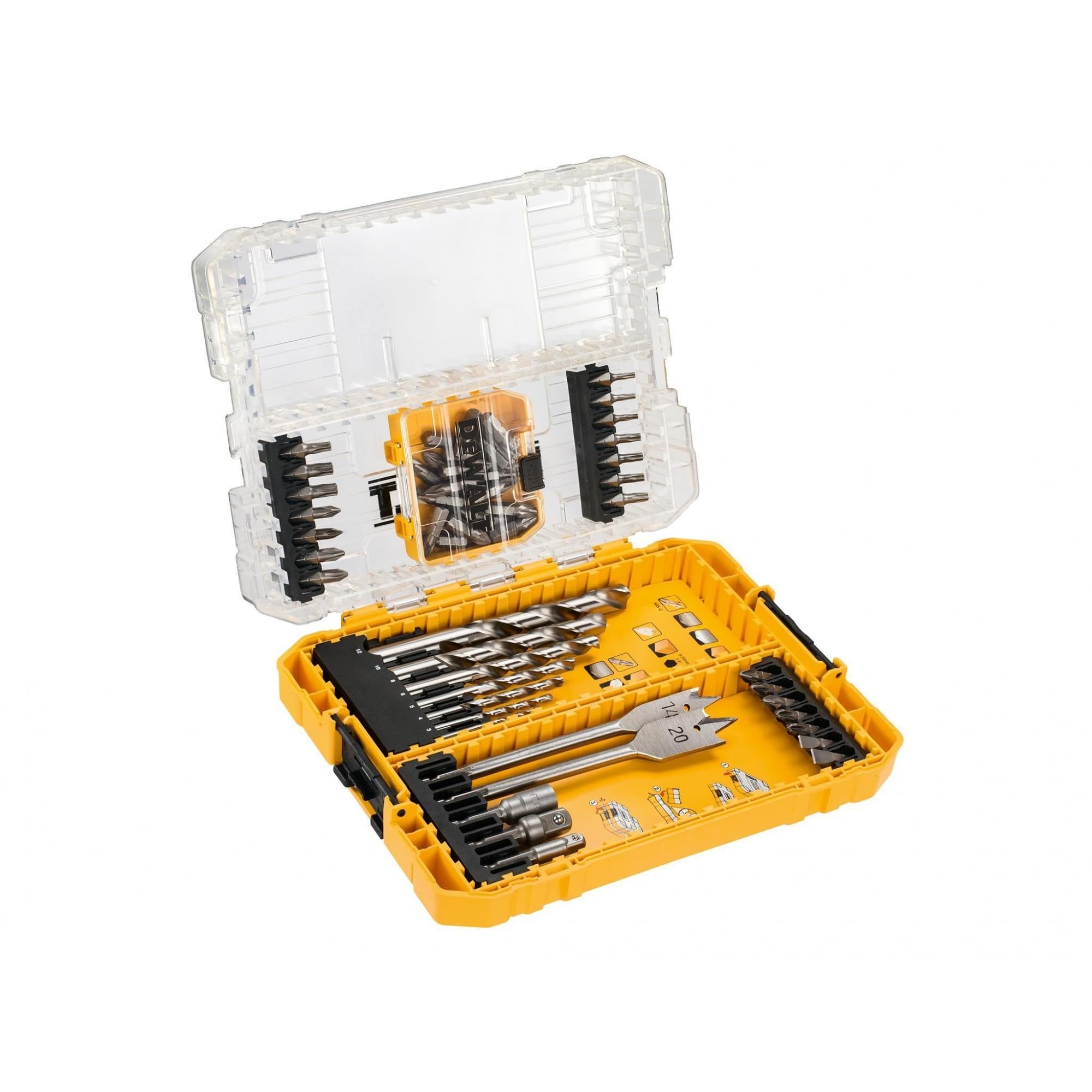 Dewalt Dt70757 Mixed Drill & Bit Set, 55 Piece