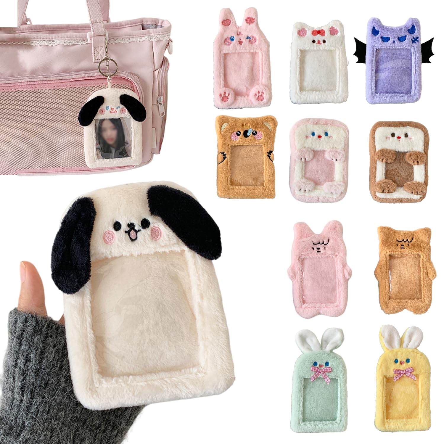ころも☺︎プロフ一読ください☺︎ 専用　オーダーメイド　ぬいぐるみ　トレカケース Amazon.co.jp: トレカケース 動物 トレカケース もこもこ カード入れ