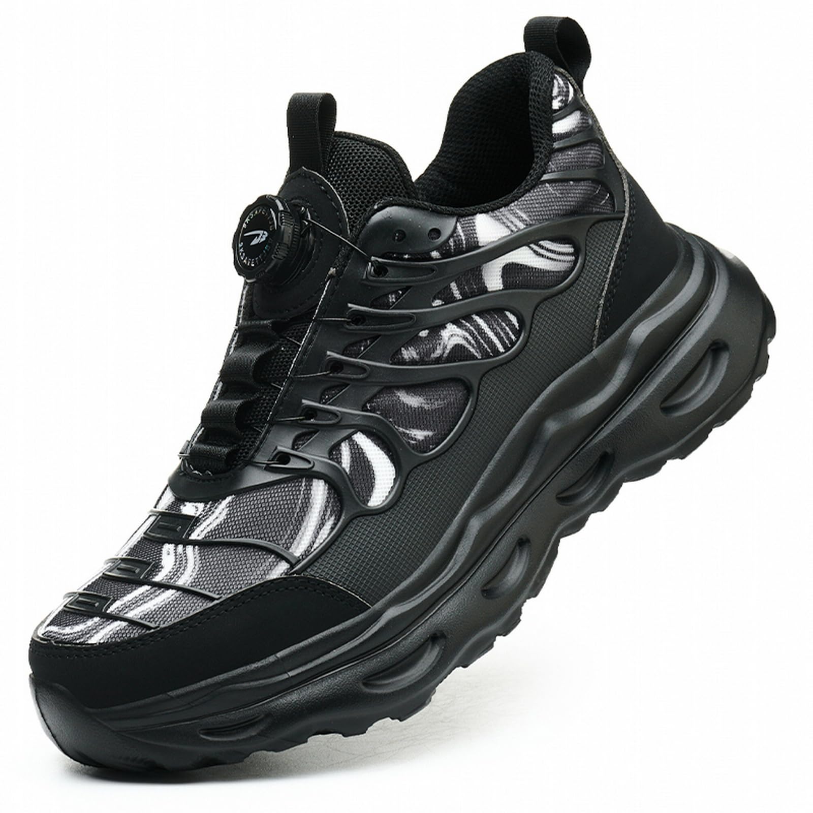 Scarpe Antinfortunistiche Uomo/Donna Leggere con Chiusura Rapida a Bottone – Impermeabili, Antiscivolo e Suola Ammortizzata per Massima Sicurezza e Comfort