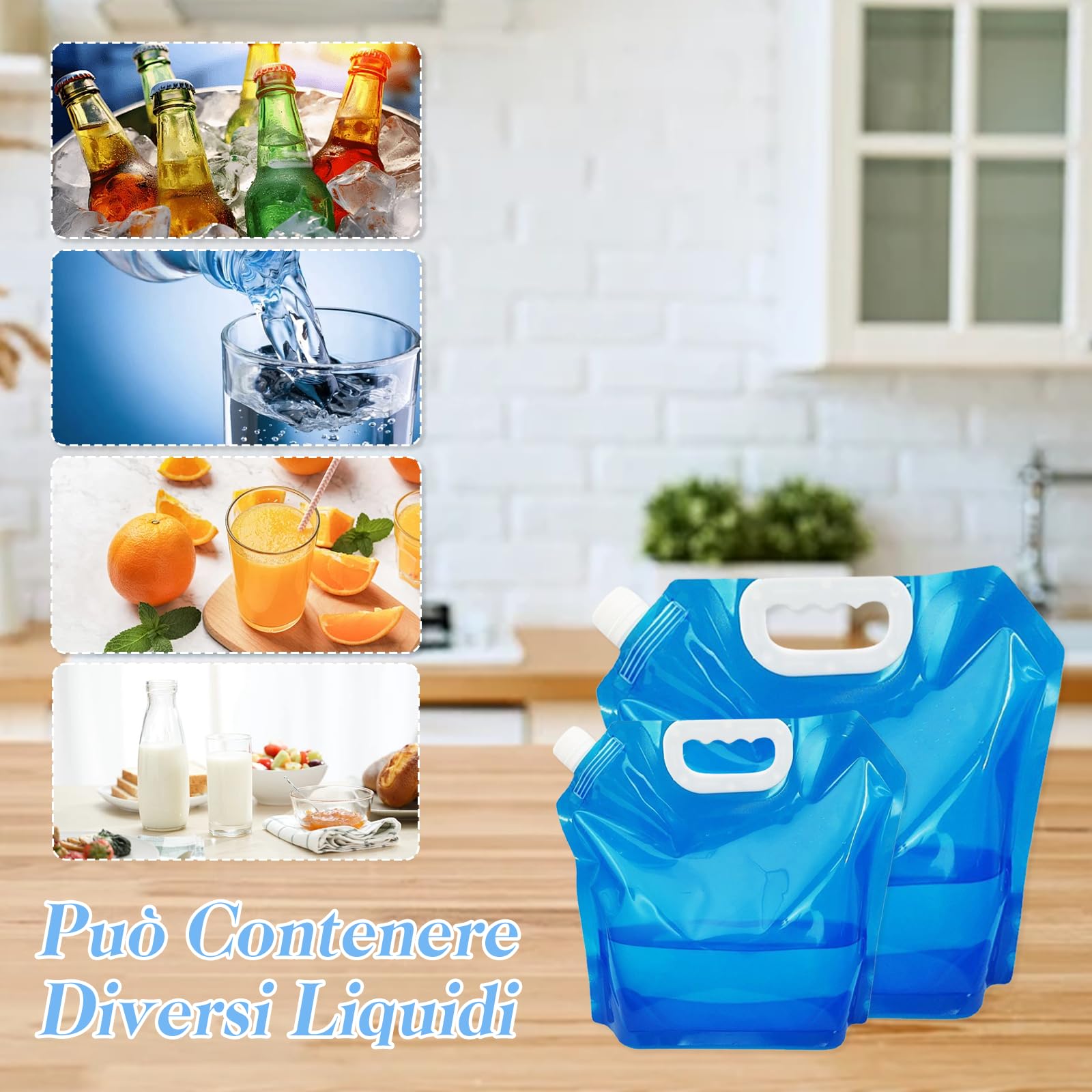 Tanica Acqua Da Campeggio 7,5L – Portatile In Plastica Alimentare, Senza BPA, Per Auto E Picnic - 3