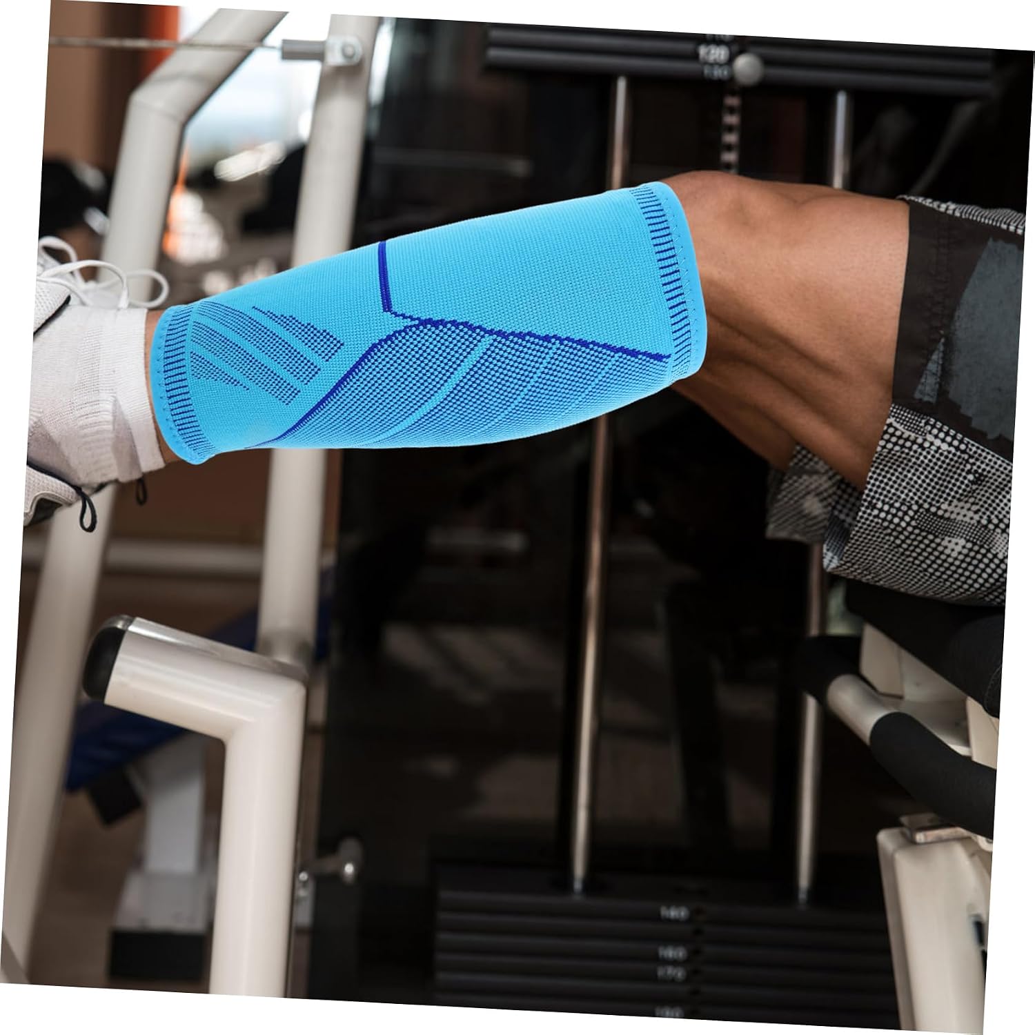 SUPVOX Calf Compression Sleeves for Men Women Breathable Sports Support Socks for Running Basketball Cycling