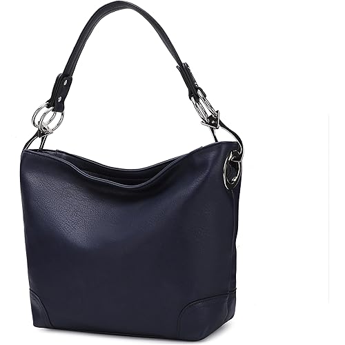 MKF Hobo Purses for Women – Soft PU Leather Handbag Slouchy Womens Hobo Shoulder bag – Fashion Top Handle Pocketbook