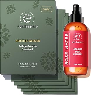 Eve Hansen Skincare Duo: Spray orgánico de ag...