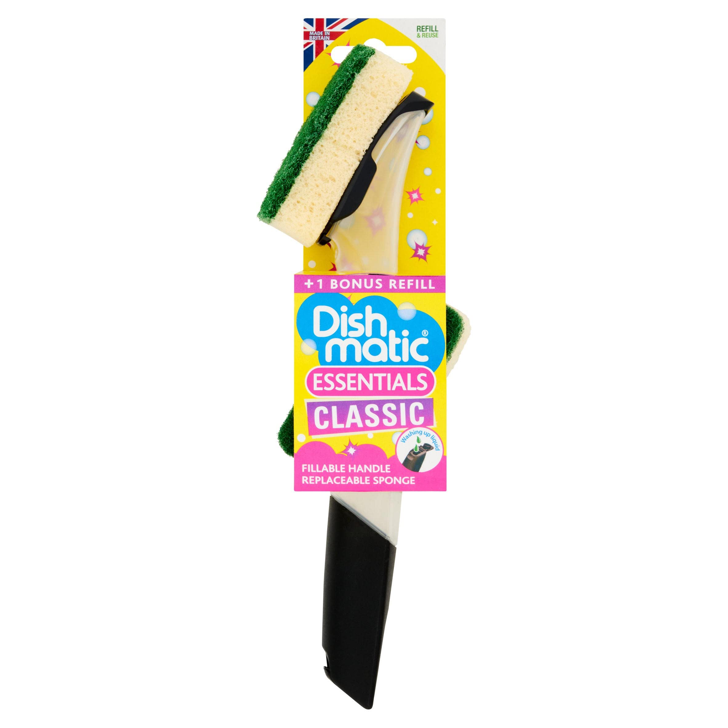 Dishmatic Classic Handle +1 Refill Washing Up Brush