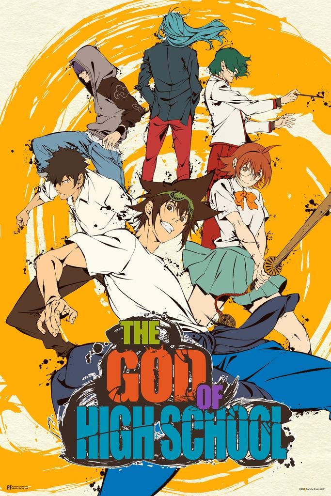 The God of High School Teaser Anime Series Crunchyroll Webtoon God of Highschool Poster Manga Jin Mo