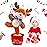 MILEGI Christmas Dancing Reindeer Toy, Light Up Singing Mimicking Talking Repeating Reindeer Stuffed Animal, Animated Christmas Plush Toys, Musical Baby Toys 0-6 6-12 Months for Kids Boys Girls Gifts