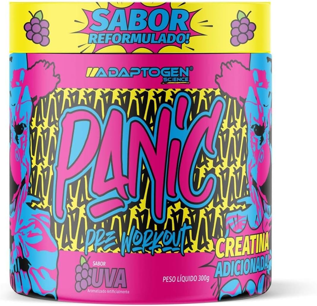 Adaptogen Panic Pré Workout Uva 300G